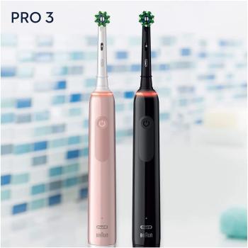 Oral-B Pro 3 3900 DuoPack schwarz rosa